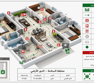 تصميم واعتماد مخططات أنظمة السلامة
